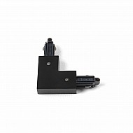 90° Corner Connector - Right in Matt Black