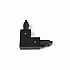 90° Corner Connector - Right in Matt Black