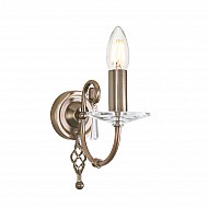 Aegean 1 Light Wall Light - Aged Brass