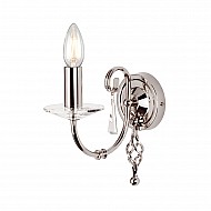 Aegean 1 Light Wall Light - Polished Nickel