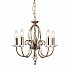 Aegean 5 Light Chandelier - Aged Brass