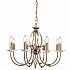 Aegean 8 Light Chandelier - Aged Brass