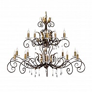 Amarilli 15 Light Chandelier - Bronze