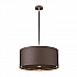 Balance 1 Light Pendant - Brown and Polished Brass