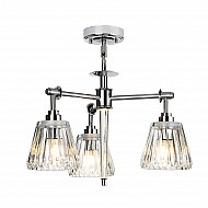 Agatha 3 Light Pendant - Polished Chrome