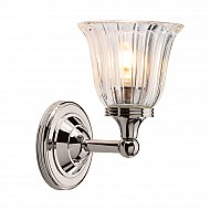 Austen 1 Light Wall Light - Polished Nickel