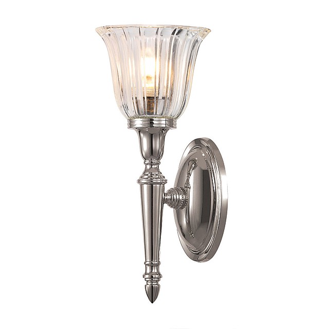Dryden 1 Light Wall Light - Polished Nickel