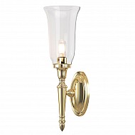 Dryden 1 Light Wall Light - Polished Brass