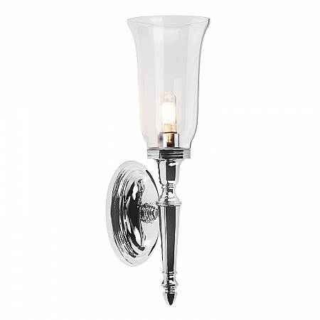 Dryden 1 Light Wall Light - Polished Chrome