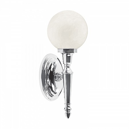 Dryden 1 Light Wall Light - Polished Chrome