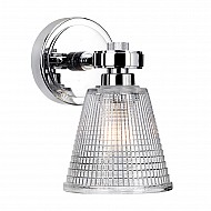 Gunnislake 1 Light Wall Light - Polished Chrome