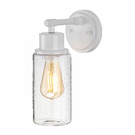 Morvah 1 Light Wall Light - White