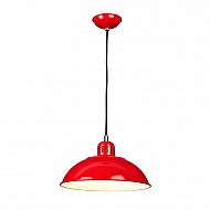 Franklin 1 Light Pendant - Red
