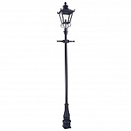 Grampian 1 Light Lamp Post Black