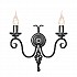 Harlech 2 Light Wall Light - Black