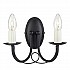 Minster 2 Light Wall Light - Black