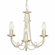 Minster 3 Light Chandelier - Ivory Gold