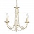 Minster 3 Light Chandelier - Ivory Gold