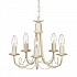 Minster 5 Light Chandelier - Ivory Gold