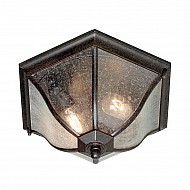 New England 2 Light Flush Lantern Medium