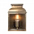 Old Bailey 1 Light Wall Lantern - Brass