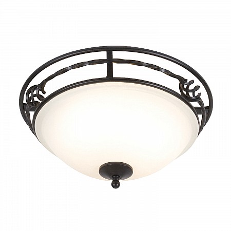 Pembroke 2 Light Flush Light Style A - Black