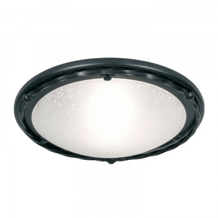 Pembroke 1 Light Flush Light Style B - Black