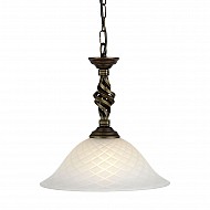 Pembroke 1 Light Pendant - Black/Gold