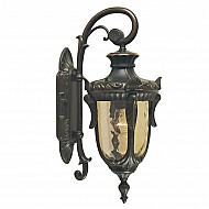 Philadelphia 1 Light Small Down Wall Lantern - Old Bronze