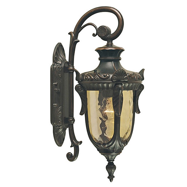 Philadelphia 1 Light Small Down Wall Lantern - Old Bronze