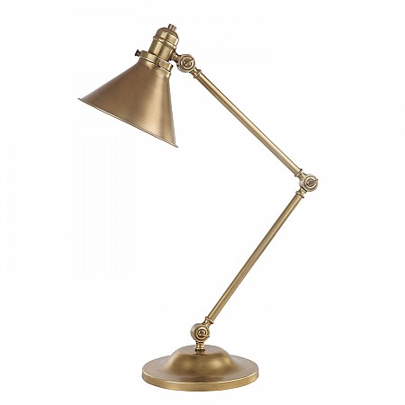Provence 1 Light Table Lamp - Aged Brass