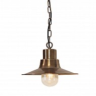 Sheldon 1 Light Chain Lantern - Aged Brass