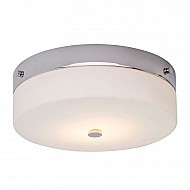 Tamar 1 Light Large Flush Light - Polished Chrome
