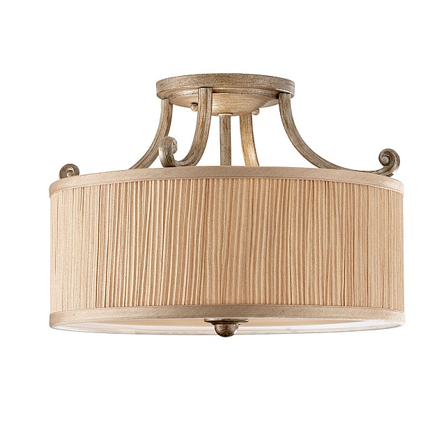 Abbey 3 Light Semi-Flush Light