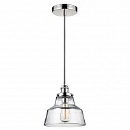 Baskin 1 Light Pendant - Polished Nickel