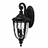 English Bridle 3 Light Medium Wall Lantern - Black