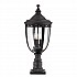 English Bridle 3 Light Large Pedestal - Black