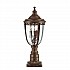 English Bridle 3 Light Medium Pillar - Lantern Black