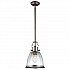 Hobson 1 Light Medium Pendant Satin Nickel