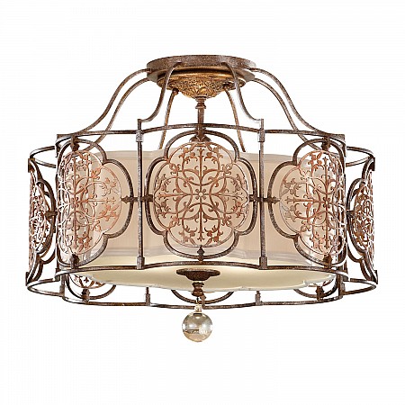 Marcella 3 Light Semi-Flush