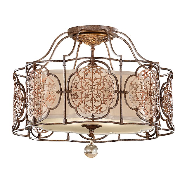 Marcella 3 Light Semi-Flush