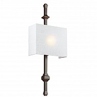 Teva 1 Light Wall Light - Antique Bronze