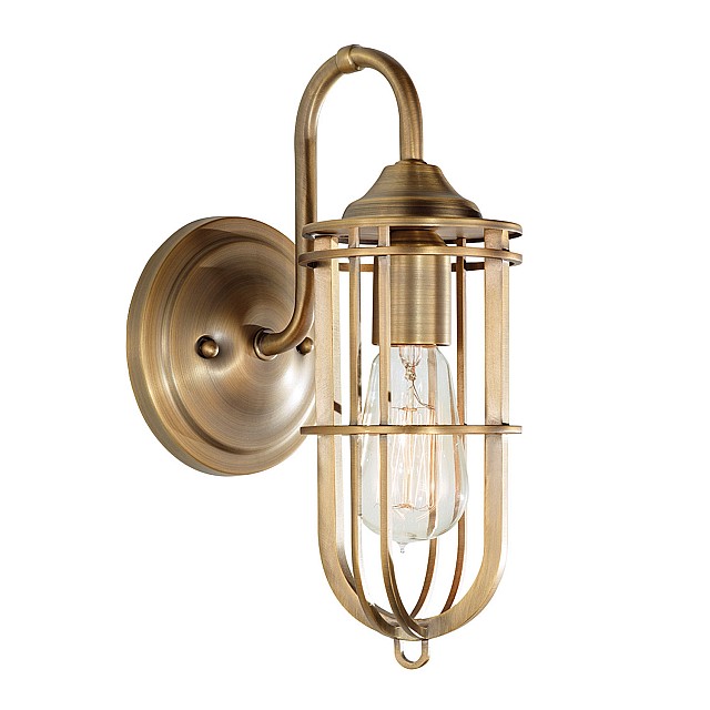 Urban Renewal 1 Light Wall Light  - Dark Antique Brass