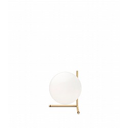 Flos Ic T2 Gb/Sa Brushed Brass Table Light