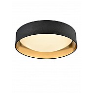 Acrylic Ceiling Fitting with Black/Gold Shade Black / Gold Finish