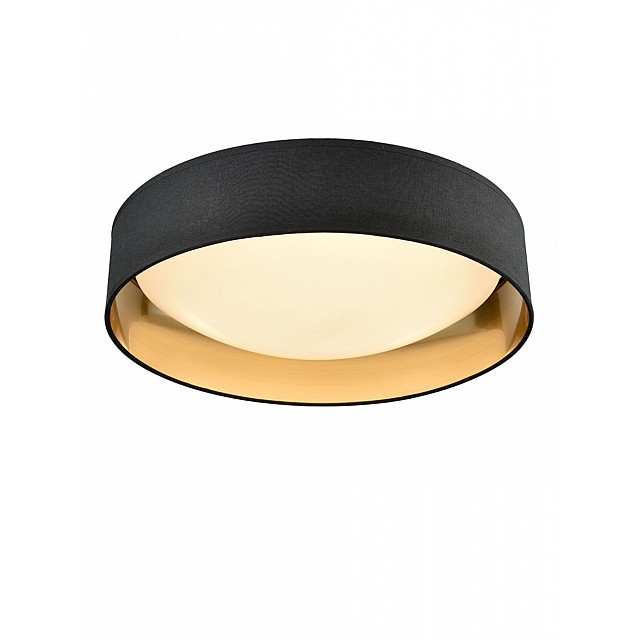 Acrylic Ceiling Fitting with Black/Gold Shade Black / Gold Finish