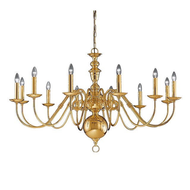 Delft 12lt Fitting Polished Brass Finish