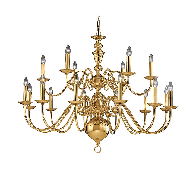 Delft 18lt Fitting Polished Brass Finish
