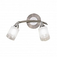 Campani 2lt Bracket Chrome / Satin Nickel Finish