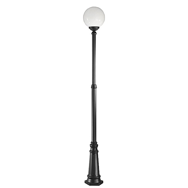 Rotonda Exterior Lamp-Post Black Finish